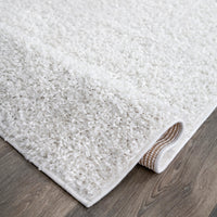 Nuloom Haisley Casual Shag Ozus01A White Area Rug