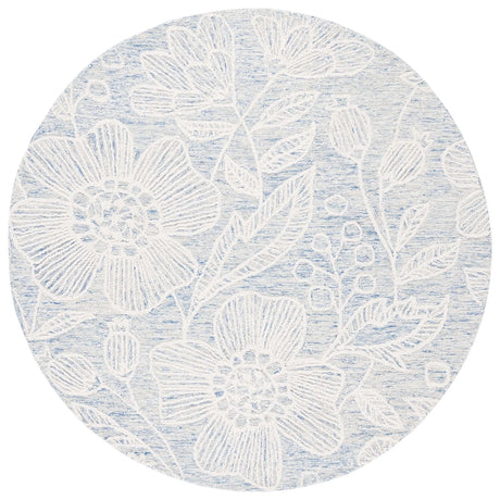 Safavieh Jardin 6'-0" x 6'-0" Rug in Blue / Ivory