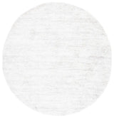 Safavieh Berber Shag 7'-0" x 7'-0" Rug in Ivory / Light Grey