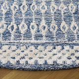 Safavieh Glamour 6'-0" x 6'-0" Rug in Navy / Ivory