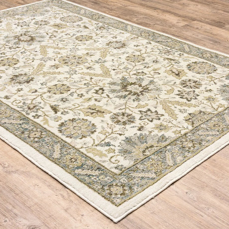 Oriental Weavers Sphinx Andorra 8918I Stone / Ivory Rugs - angle detail