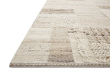 Loloi Manfred Man-01 Natural/Stone Rug - rug corner