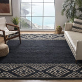 Safavieh Natural Fiber 6'-0" x 9'-0" Rug in Black
