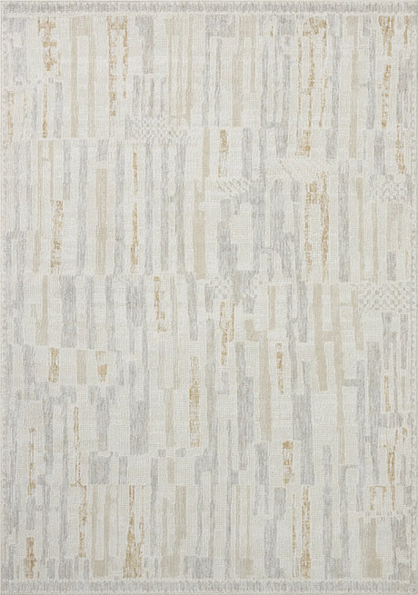 Loloi Roxie ROX-08 Contemporary Power Loomed Natural, Sand Rug - main flat