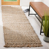 Safavieh Natural Fiber 2'-6" x 8'-0" Rug in Natural / Grey