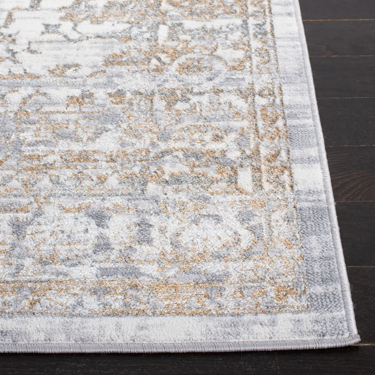 Safavieh Orchard 4'-5" x 6'-5" Rug in Grey / Gold