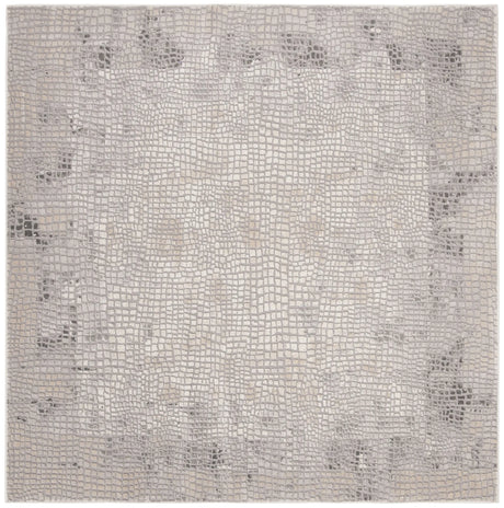 Safavieh Meadow 100 6'-7" x 6'-7" Rug in Taupe / Grey