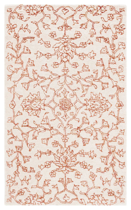 Safavieh Jardin 3'-0" x 5'-0" Rug in Ivory / Rust