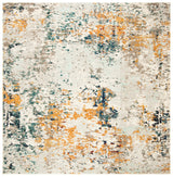 Safavieh Madison 6'-7" x 6'-7" Rug in Grey / Beige