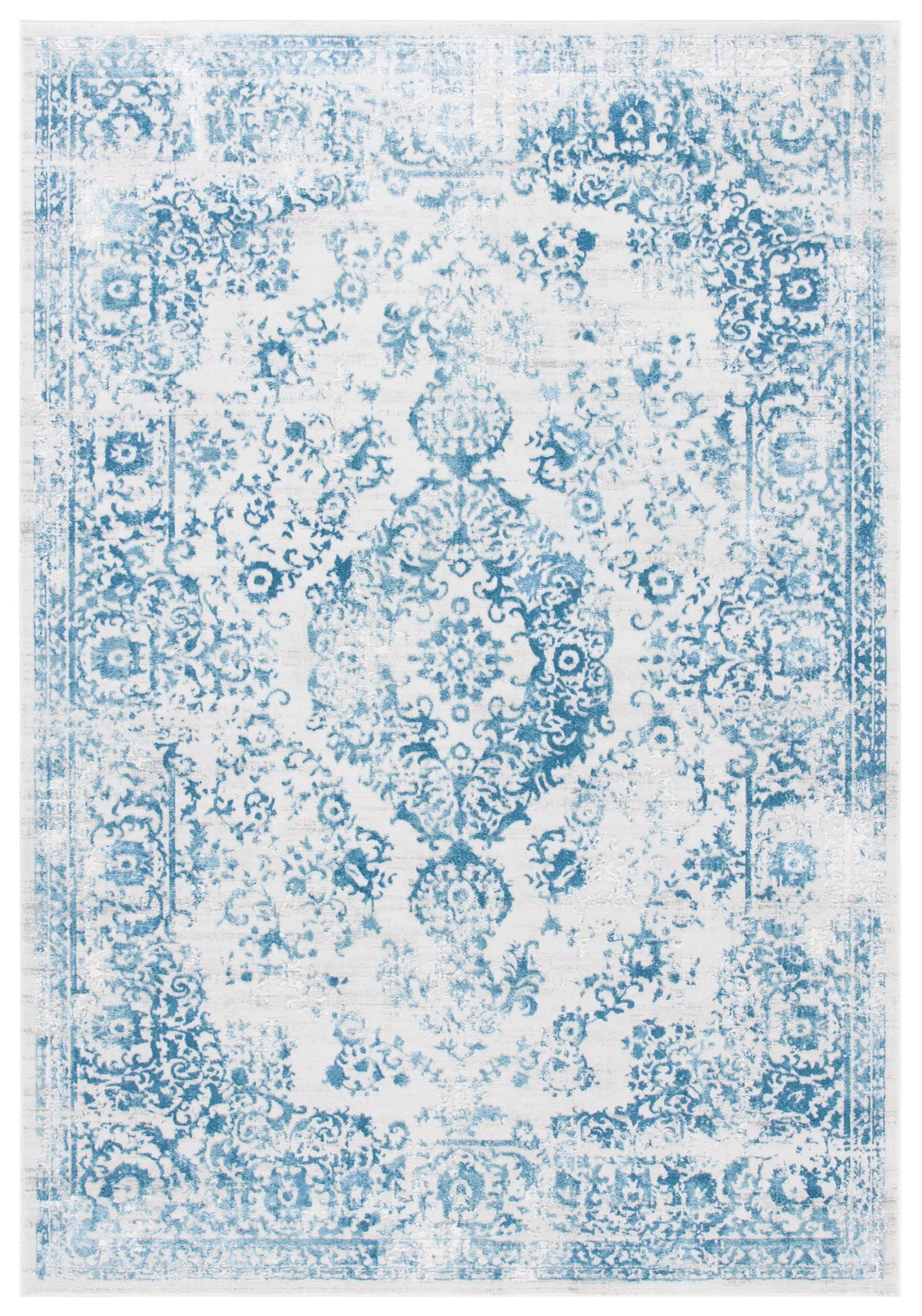 Safavieh Princeton 4'-0" x 6'-0" Rug in Blue / Beige