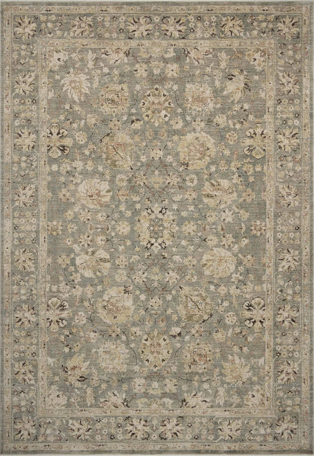Loloi Briar BRR-05 Fog / Sand Rug - main flat