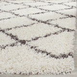 Safavieh Sgd-Dallas Shag 10'-0" x 14'-0" Rug in Ivory / Dark Grey