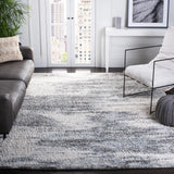 Safavieh Berber Shag 200 10'-0" x 14'-0" Rug in Ivory / Grey