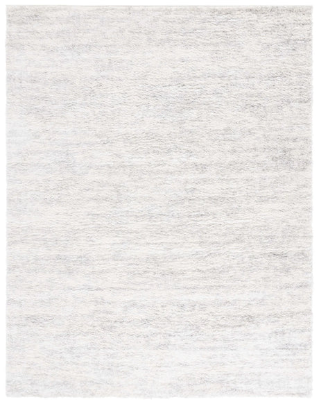 Safavieh Berber Shag 10'-0" x 14'-0" Rug in Ivory / Light Grey