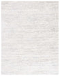 Safavieh Berber Shag 10'-0" x 14'-0" Rug in Ivory / Light Grey