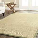 Safavieh Natural Fiber 5'-0" x 8'-0" Rug in Natural / Green