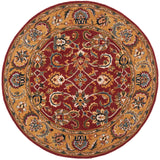 Safavieh Classic 6'-0" x 6'-0" Rug in Red / Gold