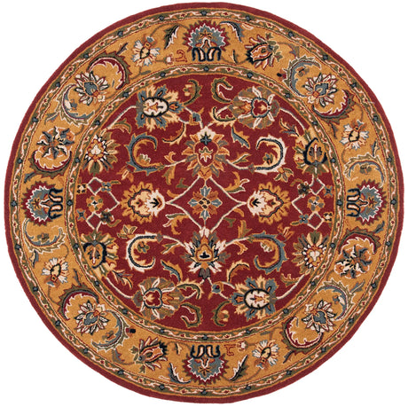 Safavieh Classic 6'-0" x 6'-0" Rug in Red / Gold