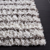 Safavieh Berber Shag 4'-5" x 6'-5" Rug in Grey / Dark Grey