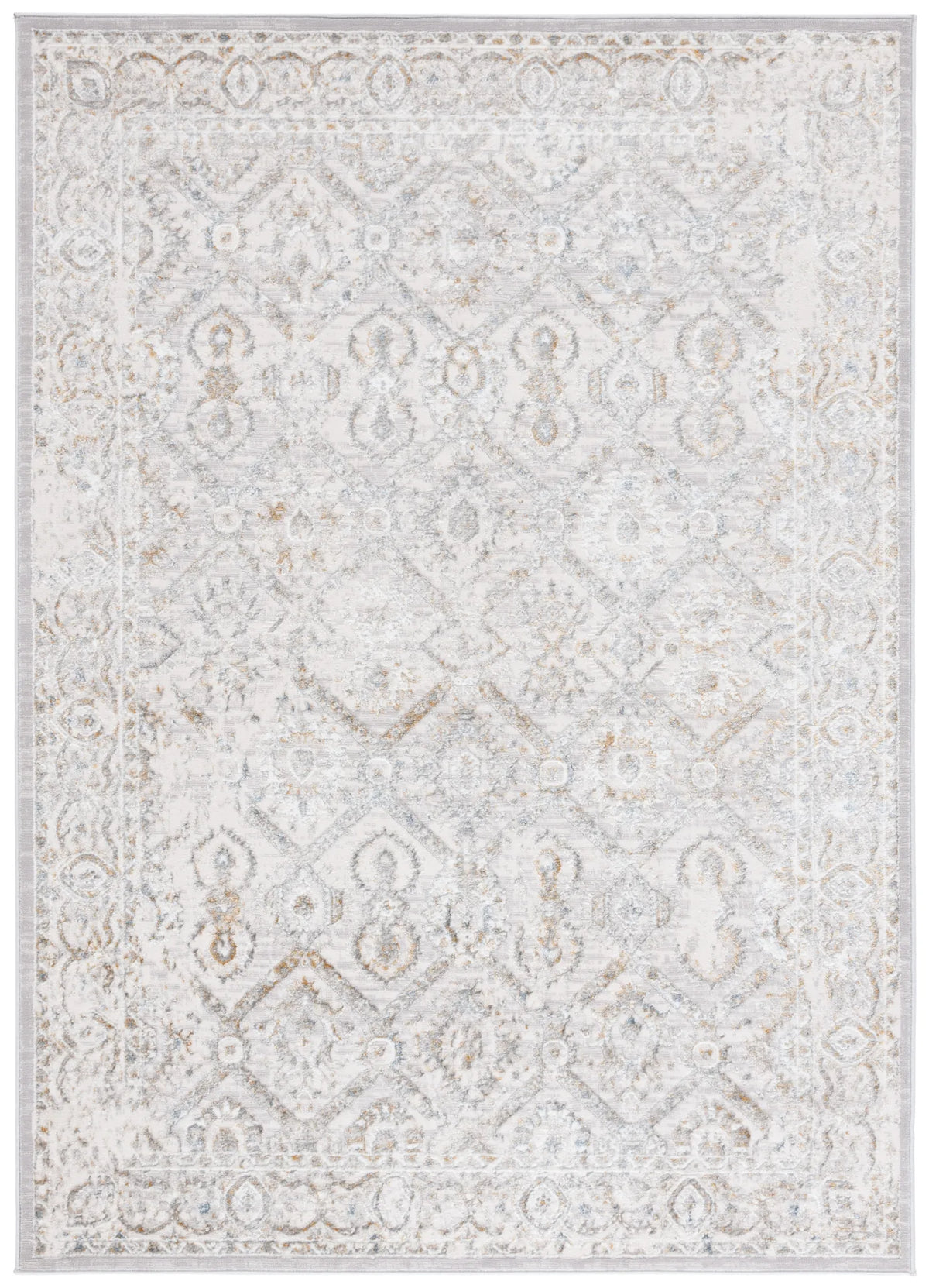 Safavieh Easton 4'-0" x 6'-0" Rug in Ivory / Grey Gold