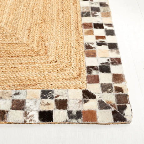 Safavieh Natural Fiber 5'-0" x 8'-0" Rug in Natural / Grey