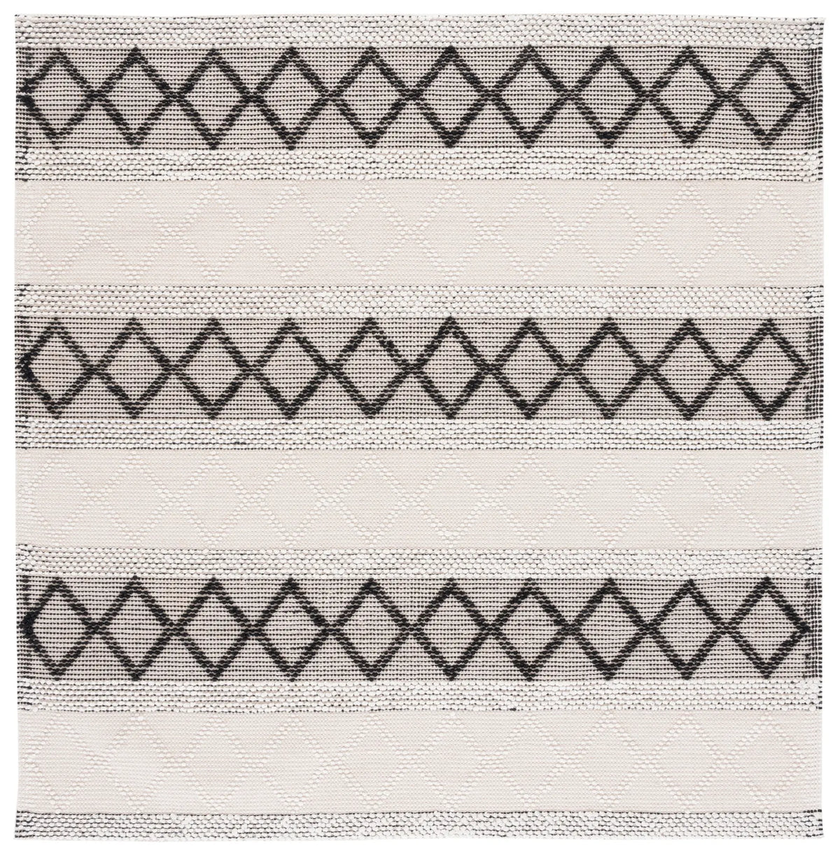 Safavieh Natura 6'-0" x 6'-0" Rug in Ivory / Black