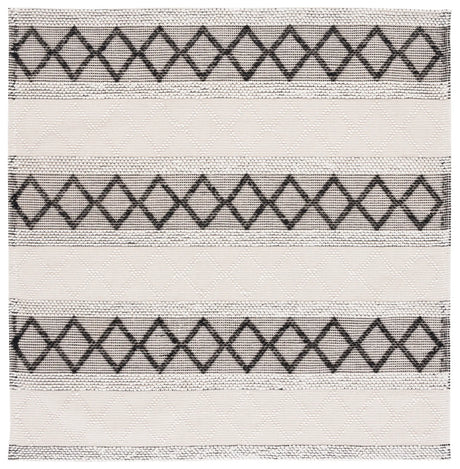 Safavieh Natura 6'-0" x 6'-0" Rug in Ivory / Black