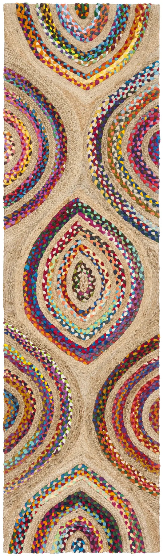 Safavieh Cape Cod 2'-3" x 8'-0" Rug in Natural / Multi