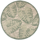 Safavieh Courtyard 6'-7" x 6'-7" Rug in Beige / Green