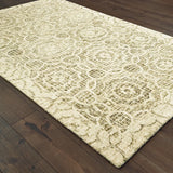 Oriental Weavers Sphinx Tallavera 55606 Green / Ivory Rugs - angle detail