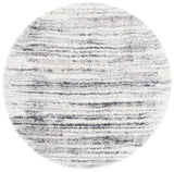 Safavieh Fontana Shag  800 10'-0" x 10'-0" Rug in Ivory / Grey