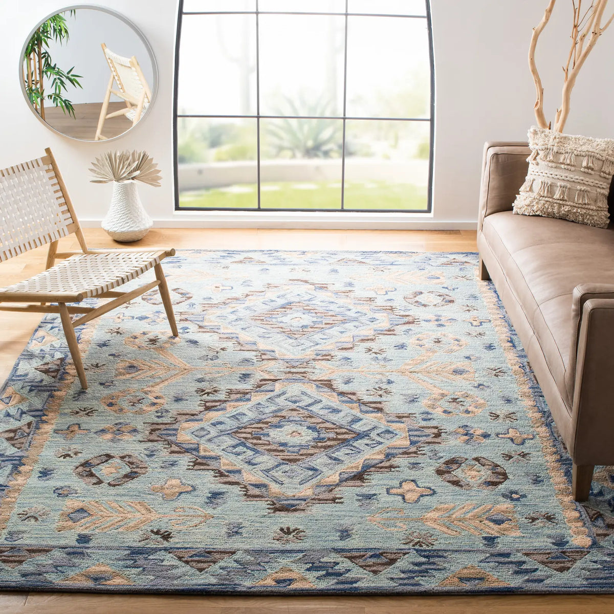 Safavieh Aspen 10'-0" x 14'-0" Rug in Blue / Beige