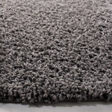 Safavieh Primo Shag 6'-7" x 6'-7" Rug in Dark Grey