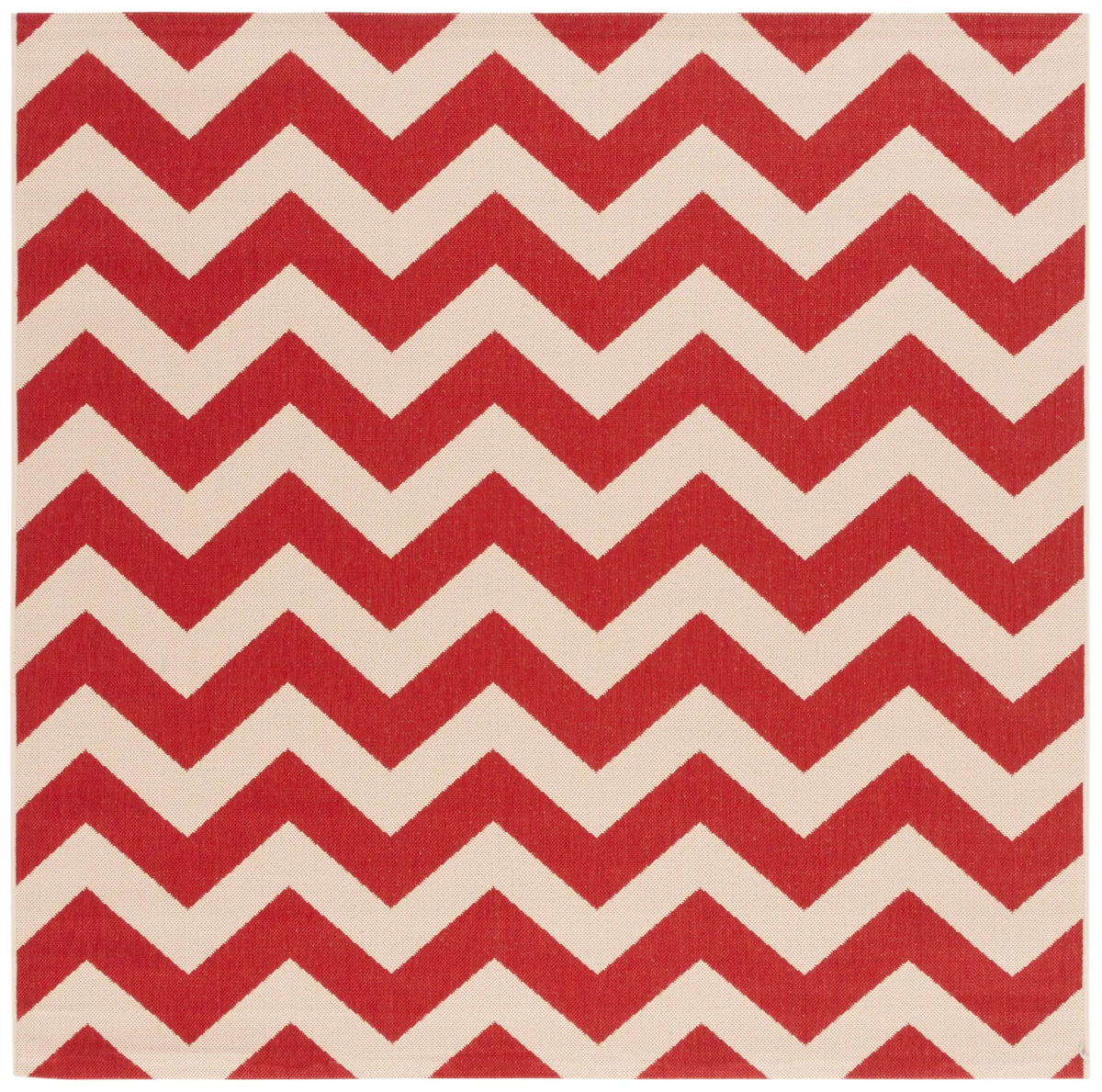 Safavieh Courtyard 6'-7" x 6'-7" Rug in Red