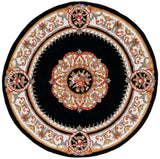 Safavieh Naples 6'-0" x 6'-0" Rug in Black / Ivory