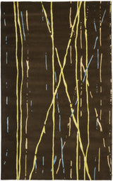Safavieh Soho 3'-6" x 5'-6" Rug in Brown / Yellow