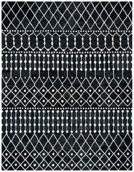 Safavieh Blossom 10'-0" x 14'-0" Rug in Black / Ivory