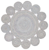 Safavieh Cape Cod 5'-0" x 5'-0" Rug in Grey / Pink