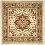 Safavieh Lyndhurst 5'-3" x 5'-3" Rug in Ivory / Red