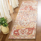 Safavieh Saffron 2'-3" x 8'-0" Rug in Red / Creme