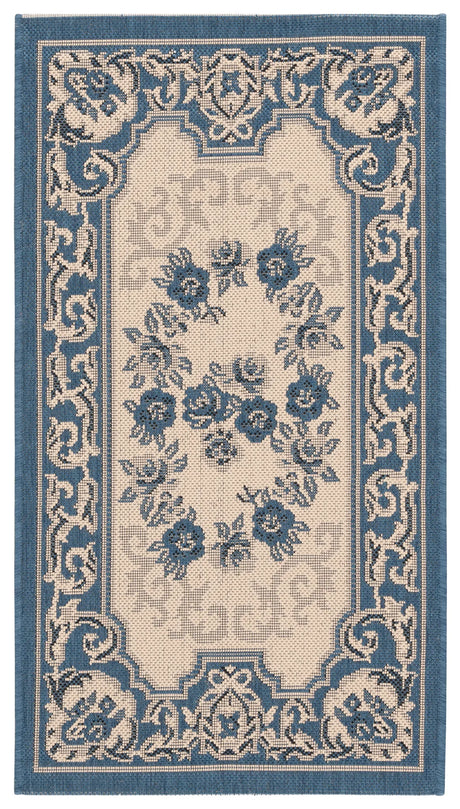 Safavieh Courtyard 2'-0" x 3'-7" Rug in Creme / Brown