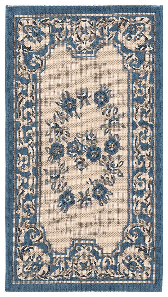 Safavieh Courtyard 2'-0" x 3'-7" Rug in Creme / Brown