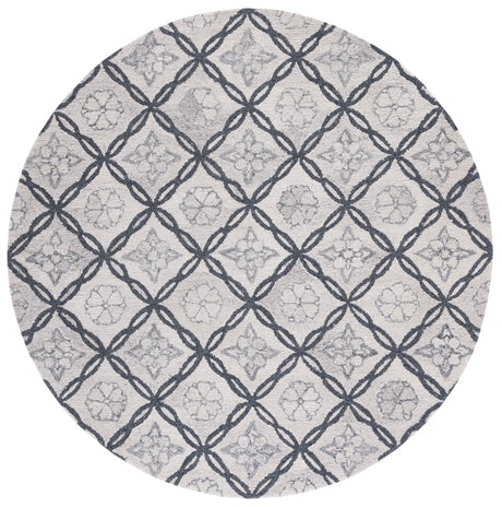 Safavieh Marquee 6'-0" x 6'-0" Rug in Ivory / Grey