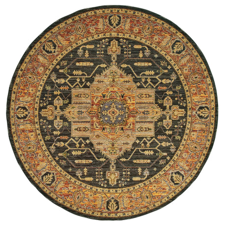 Oriental Weavers Sphinx Andorra 7138B Gold/Grey Rugs - main flat
