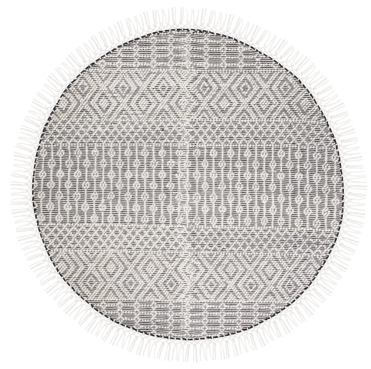 Safavieh Natura 6'-0" x 6'-0" Rug in Ivory / Black
