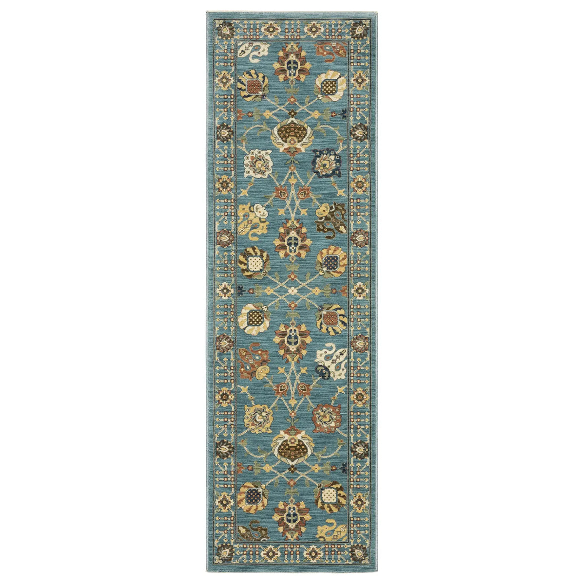 Oriental Weavers Sphinx Francesca Fr01E Blue/ Multi Rug - runner