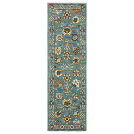 Oriental Weavers Sphinx Francesca Fr01E Blue/ Multi Rug - runner