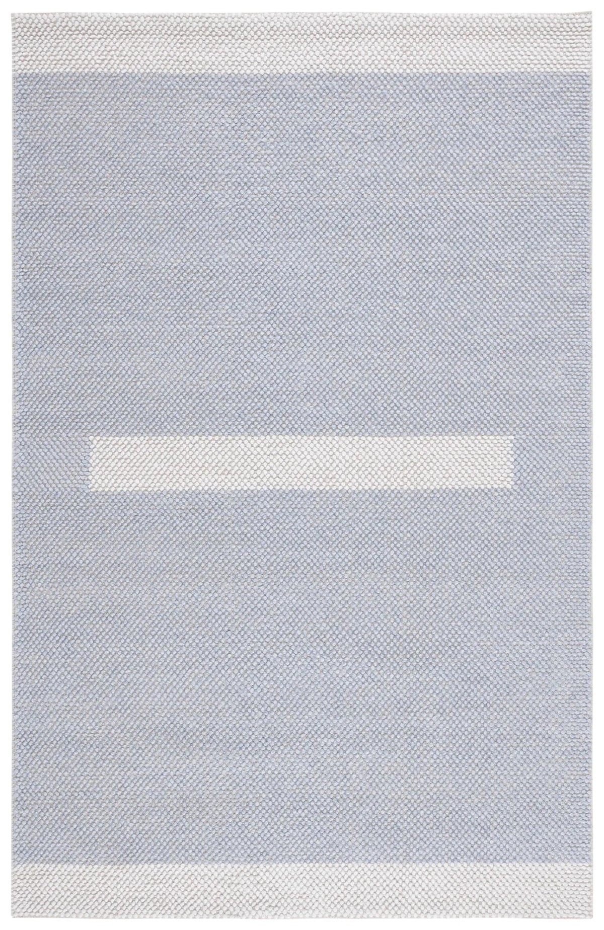 Safavieh Natura 4'-0" x 6'-0" Rug in Light Blue / Ivory