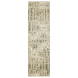 Oriental Weavers Sphinx Reed Re12W Ivory/ Blue Rug - runner