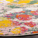 Safavieh Watercolor 6'-7" x 6'-7" Rug in Light Green / Rose